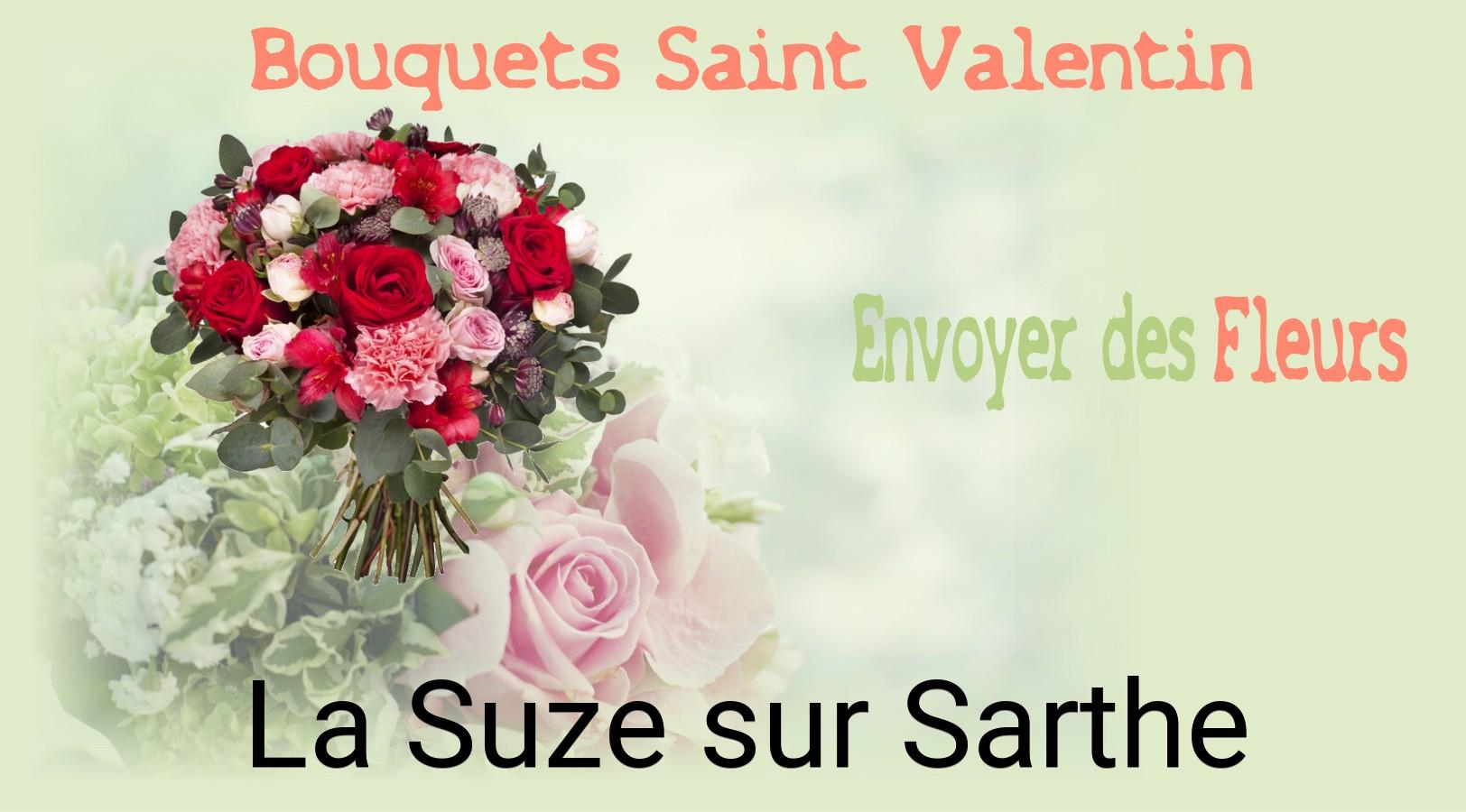 Roses de Saint-Valentin livrées à La Suze-sur-Sarthe